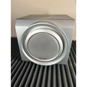 Panasonic SB-W670 Silver Compact Powered Subwoofer Speaker System Home Audio